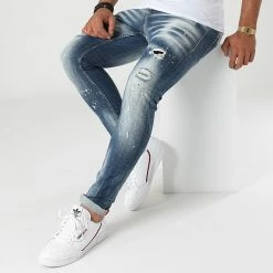 Vente flash 🔥 Jean Skinny 477 Bleu Denim de Uniplay 🤩 -Uniplay Soldes uniplay 273907 477 BLUE 20210712T163117 03