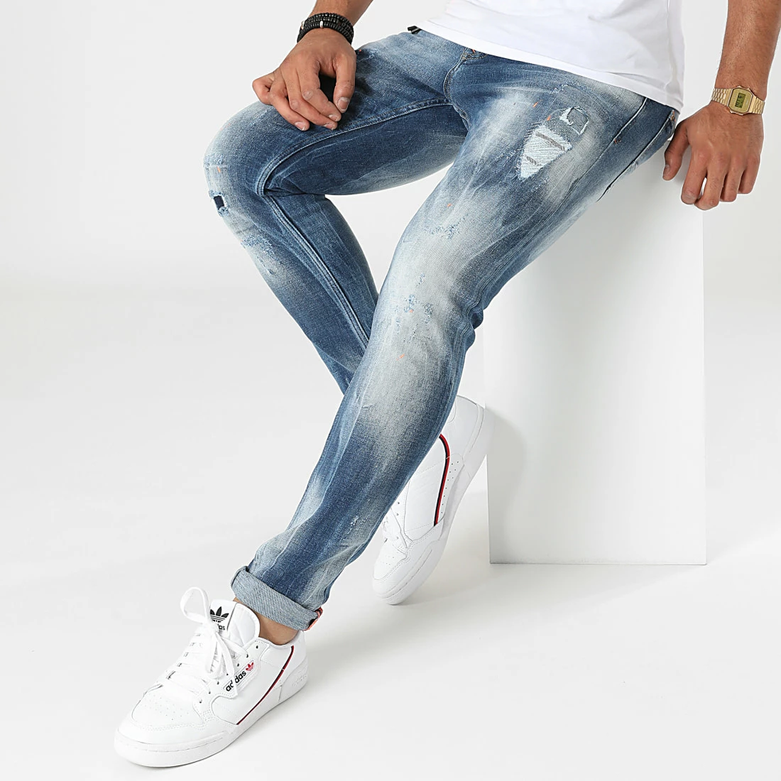 Acheter 😍 Jean Skinny 530 Bleu Denim de Uniplay 🎁 5 Acheter 😍 Jean Skinny 530 Bleu Denim de Uniplay 🎁 – Image 3