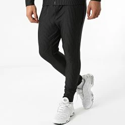 Meilleur prix ✨ Ensemble De Survetement ES-57 Noir de Uniplay 😀 -Uniplay Soldes uniplay 279781 UP ES 57 BLACK 20210827T122548 04