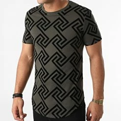 Coupon 💯 Tee 👕 Shirt Oversize UY682 Vert Kaki de Uniplay 😍 -Uniplay Soldes uniplay 279785 UY682 GREEN 20210820T155458 01