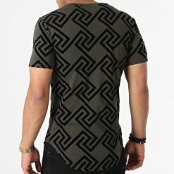 Coupon 💯 Tee 👕 Shirt Oversize UY682 Vert Kaki de Uniplay 😍 -Uniplay Soldes uniplay 279785 UY682 GREEN 20210820T155502 04