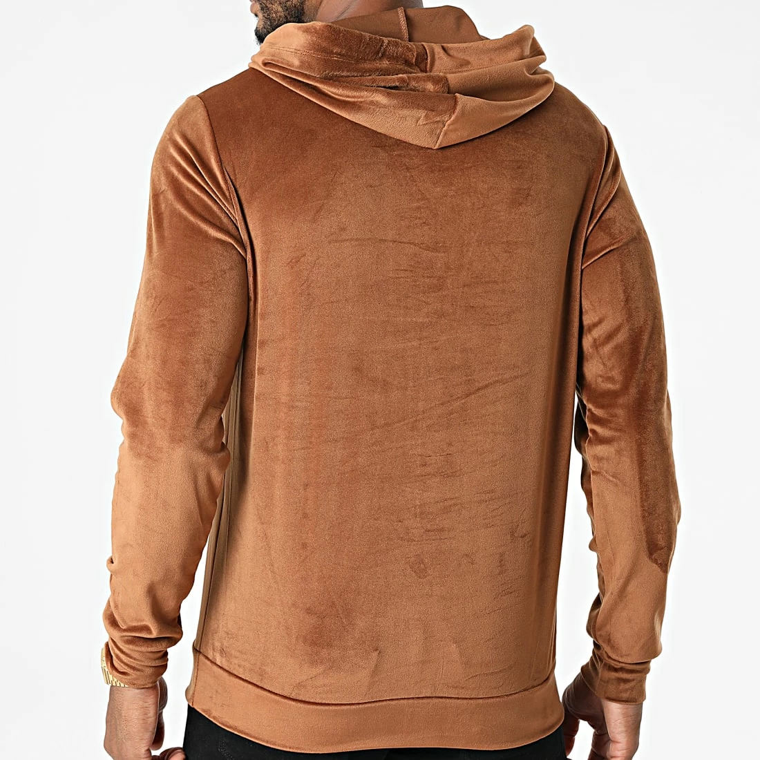 Nouveau 💯 Sweat Capuche UY676 Marron de Uniplay 😍 6 Nouveau 💯 Sweat Capuche UY676 Marron de Uniplay 😍 – Image 4