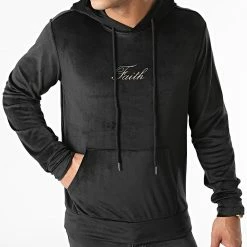 Sortie ✔️ Sweat Capuche UY676 Noir de Uniplay ⭐