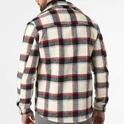 Vente flash 💯 Surchemise A Carreaux UY695 Beige Noir Rouge de Uniplay 🛒 -Uniplay Soldes uniplay 279916 UY695 20211109T154313 04