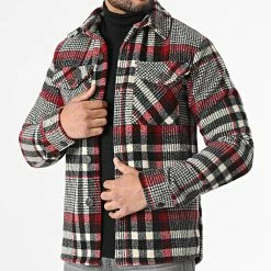 Les meilleures critiques de 🎉 Surchemise UY696 Noir Ecru Rouge de Uniplay 🧨