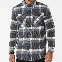 Acheter 🎉 Chemise Manches Longues A Carreaux UP-C076 Bleu Marine de Uniplay 😀 -Uniplay Soldes uniplay 281682 UP C076 20210831T160701 01