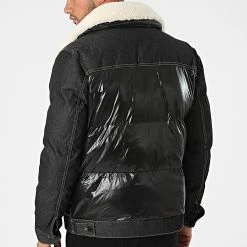 Grosses soldes ✔️ Veste Col Mouton UP-T9908 Noir de Uniplay ⭐ -Uniplay Soldes uniplay 281694 UP T9908 BLACK 20210901T163729 04