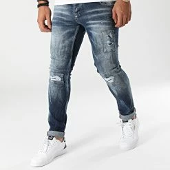 Vente flash 🥰 Jean Skinny 564 Bleu Denim de Uniplay ⭐