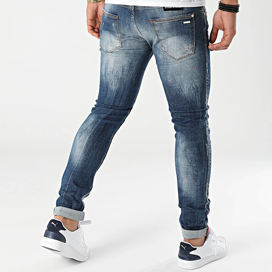 Grosses soldes 🧨 Jean Skinny 589 Bleu Denim de Uniplay ⭐ 6 Grosses soldes 🧨 Jean Skinny 589 Bleu Denim de Uniplay ⭐ – Image 4