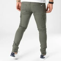 Bon marché 😉 Jean Skinny 582 Vert Kaki de Uniplay 🔔 -Uniplay Soldes uniplay 281726 582 KHAKI 20210906T150219 04