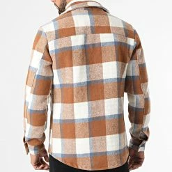 Le moins cher ❤️ Surchemise A Carreaux UY697 Camel Blanc Bleu de Uniplay 🎁 9 Le moins cher ❤️ Surchemise A Carreaux UY697 Camel Blanc Bleu de Uniplay 🎁 -Uniplay Soldes uniplay 281747 UY697 20211109T145152 04