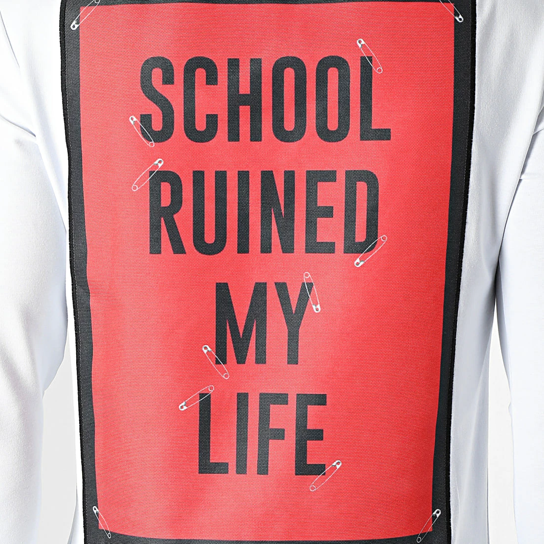 Promo ⭐ Sweat Crewneck CF-03 Blanc de Uniplay 👍 4 Promo ⭐ Sweat Crewneck CF-03 Blanc de Uniplay 👍 – Image 2