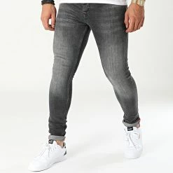 Sortie 🤩 Jean Skinny 566 Gris de Uniplay 😀