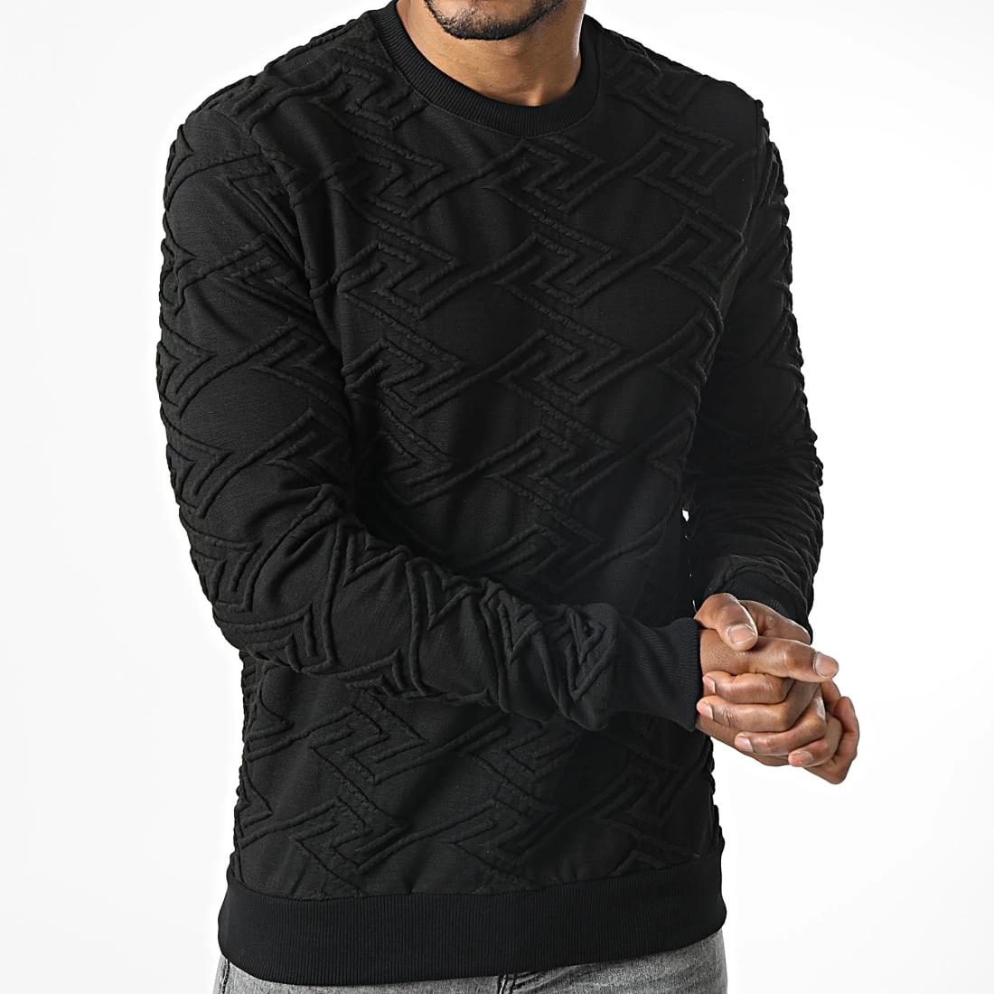 Meilleur prix 👏 Sweat Crewneck UY706 Noir de Uniplay ⌛ 5 Meilleur prix 👏 Sweat Crewneck UY706 Noir de Uniplay ⌛ – Image 3