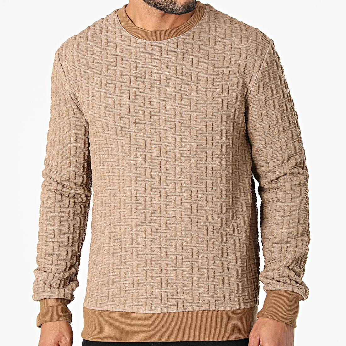 De gros ⭐ Sweat Crewneck UY707 Camel de Uniplay 🔥 3 De gros ⭐ Sweat Crewneck UY707 Camel de Uniplay 🔥