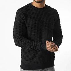 Promo 🧨 Sweat Crewneck UY707 Noir de Uniplay 👏 -Uniplay Soldes uniplay 285952 UY707 BLACK 20210930T162003 03