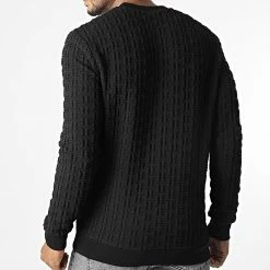 Promo 🧨 Sweat Crewneck UY707 Noir de Uniplay 👏 -Uniplay Soldes uniplay 285952 UY707 BLACK 20210930T162004 04