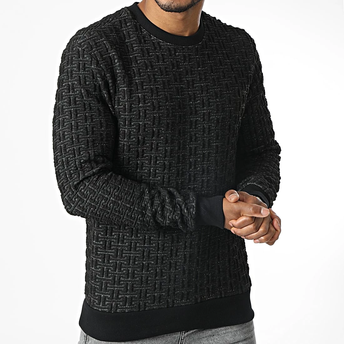 Le moins cher 👏 Sweat Crewneck UY707 Noir de Uniplay 😍 5 Le moins cher 👏 Sweat Crewneck UY707 Noir de Uniplay 😍 – Image 3