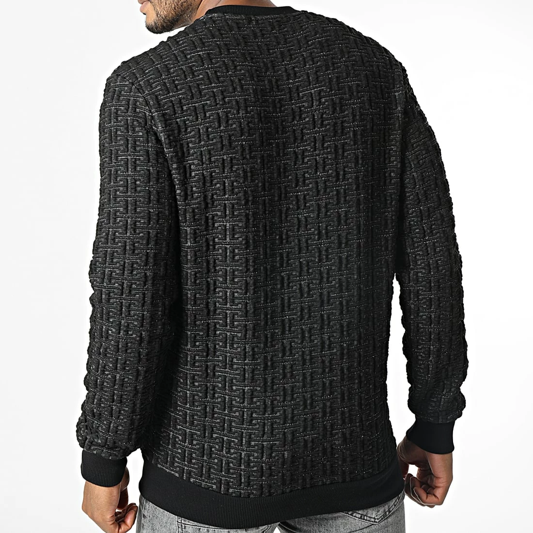 Le moins cher 👏 Sweat Crewneck UY707 Noir de Uniplay 😍 6 Le moins cher 👏 Sweat Crewneck UY707 Noir de Uniplay 😍 – Image 4