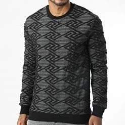 Budget 👏 Sweat Crewneck UY706 Gris Anthracite Chiné de Uniplay 💯