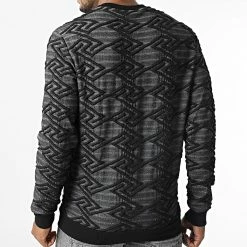 Budget 👏 Sweat Crewneck UY706 Gris Anthracite Chiné de Uniplay 💯 -Uniplay Soldes uniplay 286008 UY706 GREY 20210930T161410 04