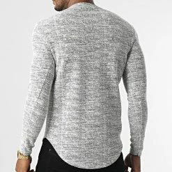 Coupon ✨ Sweat Crewneck Oversize UY718 Gris Clair Chiné de Uniplay 😍 -Uniplay Soldes uniplay 286009 UY718 GREY 20210930T155849 04