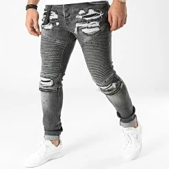 Meilleure affaire ✨ Jean Skinny 595 Noir de Uniplay 🛒