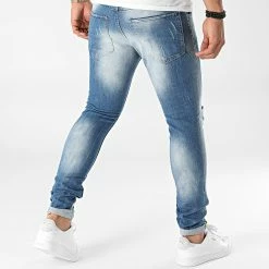 Meilleur prix 😍 Jean Skinny 586 Bleu Denim de Uniplay 🌟 -Uniplay Soldes uniplay 286025 586 BLUE 20210930T151837 04