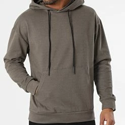 Tout neuf 🤩 Sweat Capuche UY717 Taupe de Uniplay ✨ -Uniplay Soldes uniplay 287579 UY717 BROWN 20211011T160619 03