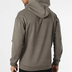 Tout neuf 🤩 Sweat Capuche UY717 Taupe de Uniplay ✨ -Uniplay Soldes uniplay 287579 UY717 BROWN 20211011T160620 04