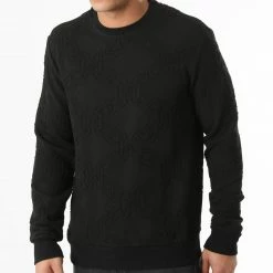 De gros 😉 Sweat Crewneck UY705 Noir de Uniplay 🌟