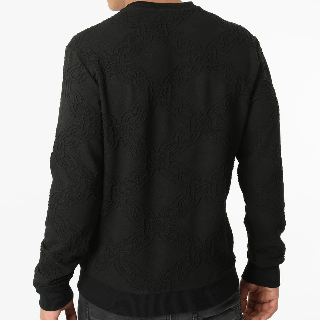 De gros 😉 Sweat Crewneck UY705 Noir de Uniplay 🌟 6 De gros 😉 Sweat Crewneck UY705 Noir de Uniplay 🌟 – Image 4