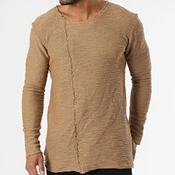 Coupon 🎉 Sweat Crewneck Oversize T831 Camel de Uniplay 👍 -Uniplay Soldes uniplay 287604 UP T831 CAMEL 20211011T160537 03