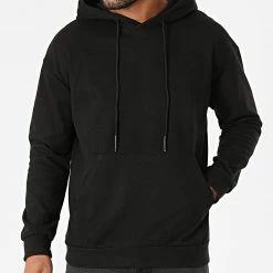 De gros 🎉 Sweat Capuche UY717 Noir de Uniplay 👏 -Uniplay Soldes uniplay 287614 UY717 BLACK 20211013T163953 03