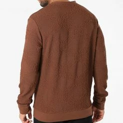 Top 10 😀 Sweat Crewneck UY705 Marron de Uniplay 😍 -Uniplay Soldes uniplay 287625 UY705 BROWN 20211012T155744 04