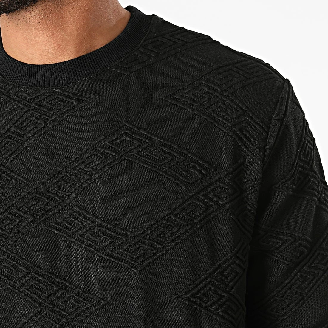 Tout neuf 👏 Sweat Crewneck UY704 Noir de Uniplay 🤩 4 Tout neuf 👏 Sweat Crewneck UY704 Noir de Uniplay 🤩 – Image 2