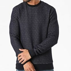 Acheter 😍 Sweat Crewneck UY703 Bleu Marine de Uniplay 😍 -Uniplay Soldes uniplay 287641 UY703 BLUE 20211013T163346 03