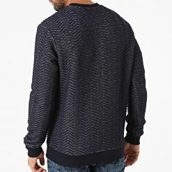 Acheter 😍 Sweat Crewneck UY703 Bleu Marine de Uniplay 😍 -Uniplay Soldes uniplay 287641 UY703 BLUE 20211013T163348 04