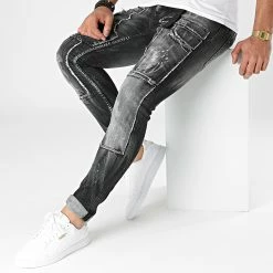 Coupon 😉 Jean Skinny 575 Noir de Uniplay 😉 -Uniplay Soldes uniplay 290468 575 BLACK 20211103T161005 03