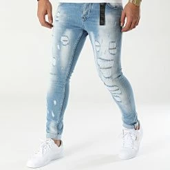 Coupon 🔔 Jean Skinny 599 Bleu Wash de Uniplay 💯