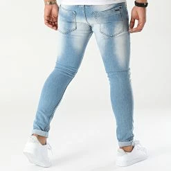 Coupon 🔔 Jean Skinny 599 Bleu Wash de Uniplay 💯 -Uniplay Soldes uniplay 290485 599 BLUE 20211103T161230 04