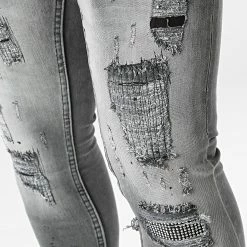 Nouveau 🛒 Jean Skinny 623 Gris Anthracite de Uniplay 🎉 -Uniplay Soldes uniplay 290487 600 BLACK 20211103T161206 02