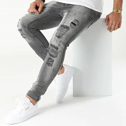 Nouveau 🛒 Jean Skinny 623 Gris Anthracite de Uniplay 🎉 -Uniplay Soldes uniplay 290487 600 BLACK 20211103T161207 03
