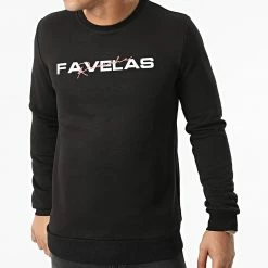 Tout neuf 🥰 Sweat Crewneck T839 Noir de Uniplay ✔️ -Uniplay Soldes uniplay 290524 UP T839 BLACK 20211104T140011 02