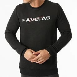 Tout neuf 🥰 Sweat Crewneck T839 Noir de Uniplay ✔️ -Uniplay Soldes uniplay 290524 UP T839 BLACK 20211104T140013 04