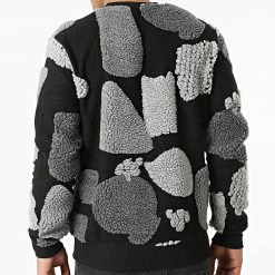 Top 10 ⌛ Sweat Crewneck UY750 Noir Gris de Uniplay 🎁 -Uniplay Soldes uniplay 290530 UY750 BLACK GREY 20211104T140033 04