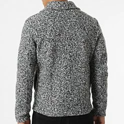 Budget 🌟 Veste Zippée UY757 Gris Chiné de Uniplay 👍 -Uniplay Soldes uniplay 290583 UY757 BLACK 20211104T140610 04