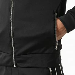 De gros ❤️ Ensemble De Survêtement A Bandes MK-07 Noir Blanc de Uniplay 😉 8 De gros ❤️ Ensemble De Survêtement A Bandes MK-07 Noir Blanc de Uniplay 😉 -Uniplay Soldes uniplay 290599 MK 07 BLACK WHITE 20211103T162435 03