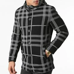 Offres 🔔 Veste Capuche A Carreaux SH-33 Gris Anthracite Noir de Uniplay ⌛ -Uniplay Soldes uniplay 290600 SH 33 CARREAUX 20211104T135915 03