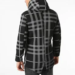 Offres 🔔 Veste Capuche A Carreaux SH-33 Gris Anthracite Noir de Uniplay ⌛ -Uniplay Soldes uniplay 290600 SH 33 CARREAUX 20211104T135916 04